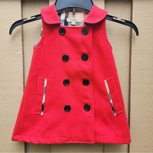 Burberry Kids Gilet Wool Double Breasted Vest